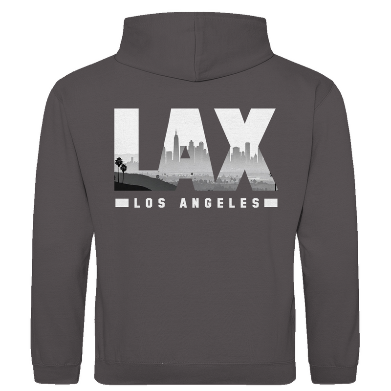 Sweatshirt für Herren – LAX Airport, zweiseitig