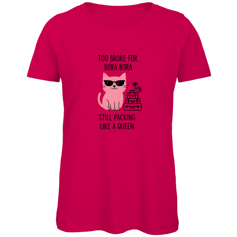 damen-funshirt-fuchsia-too-broke-for-bora-bora