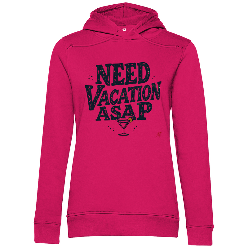 damen-kapuzenpulli_magenta-pink_need-vacation-asap