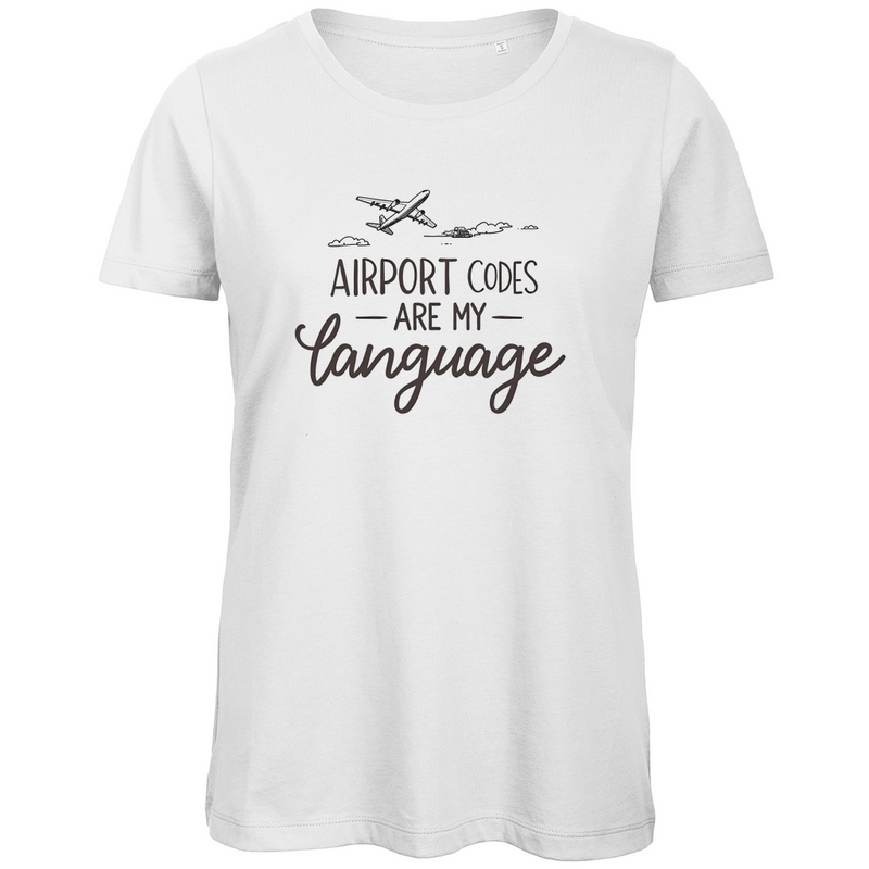 damen-tshirt_white_airport-codes-are-my-language