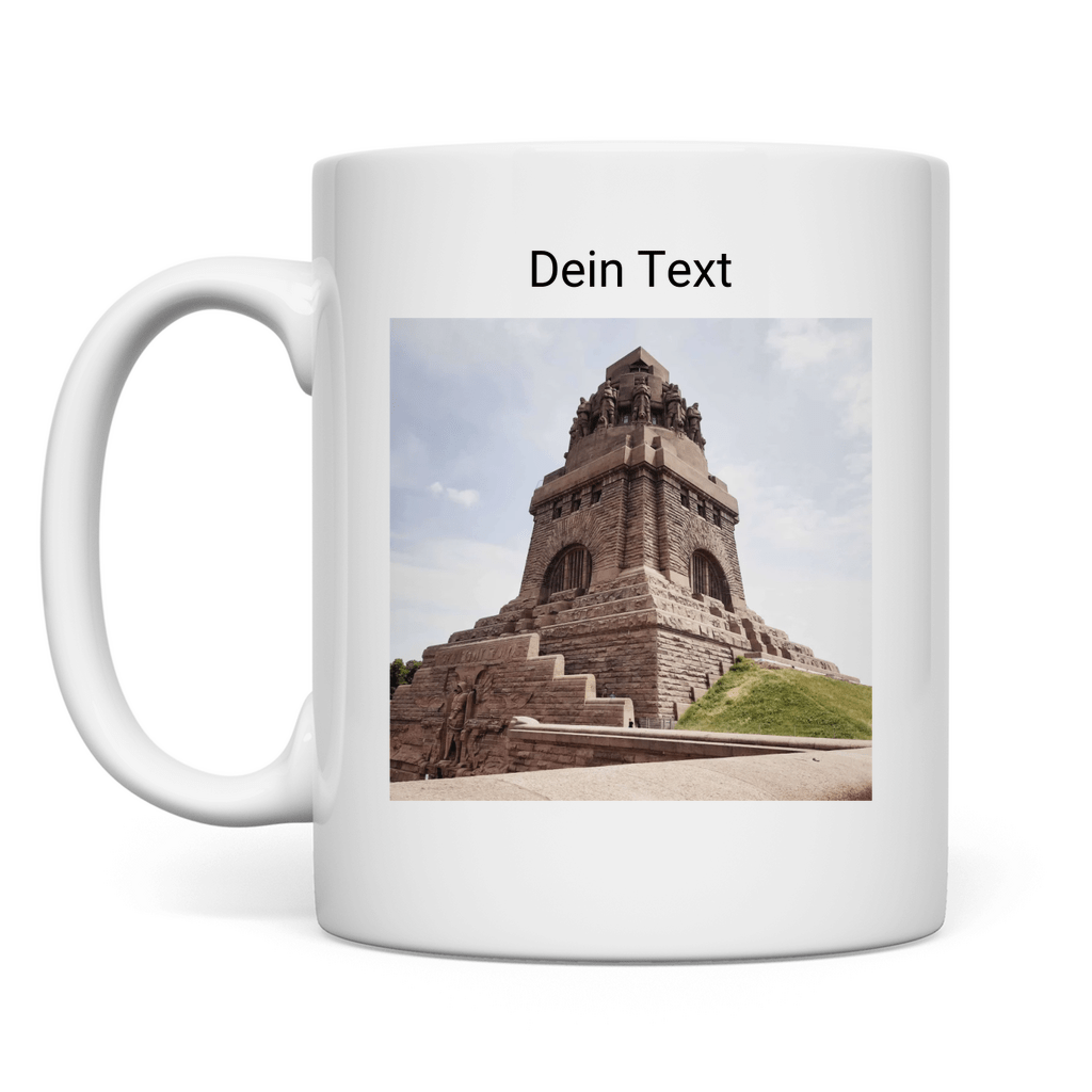 Weiße Tasse zum personalisieren mit eigenem Foto. Tasse, Henkel und Innenseite Weiß. Fernweh zum Anfassen? travelPrint4U.de