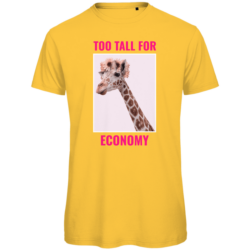 funshirt-herren_too-tall-for-economy_gold