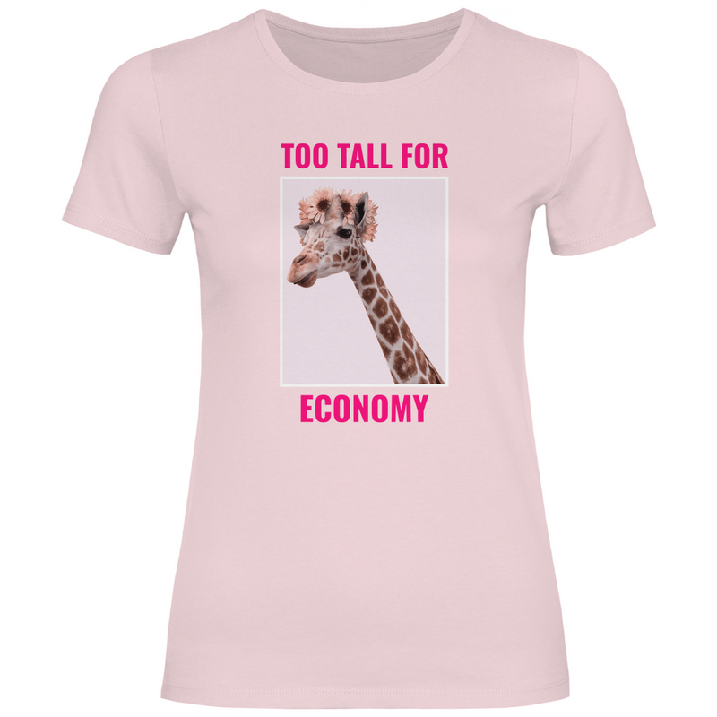 funshirt_damen_basic_too-tall-for-economy_orchid-pink
