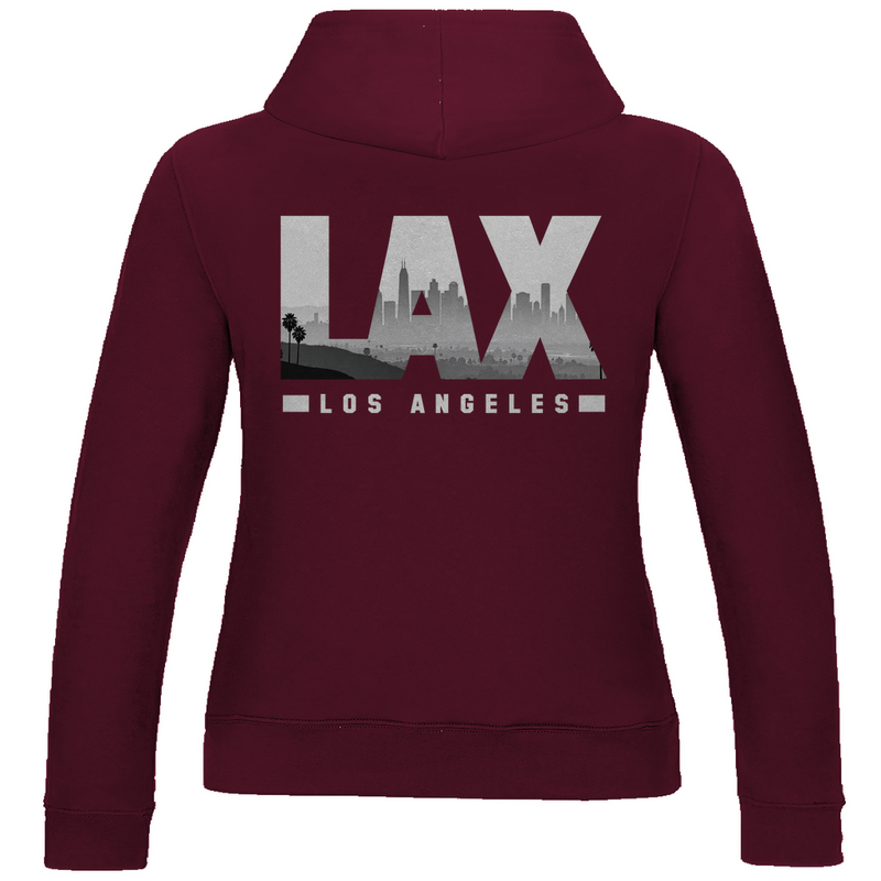 sweatshirt-damen_basic_lax-airport-code-los-angeles_burgundy_back