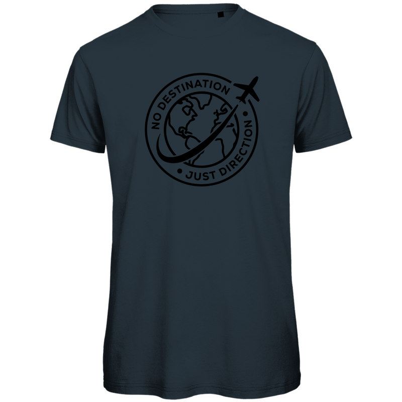 tshirt-herren_dark-grey-solid_no-destination-just-direction-print