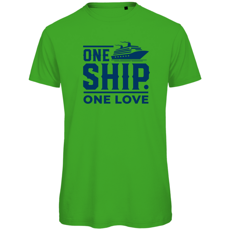 tshirt-herren_real-green_one-ship-one-love-print