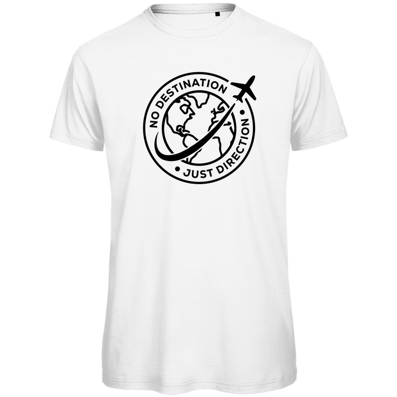 tshirt-herren_white_no-destination-just-direction-print