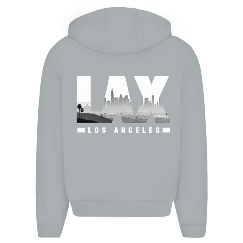 zip-hoodie-herren_oversize_lax-airport-code-los-angeles_light-asphalt_back
