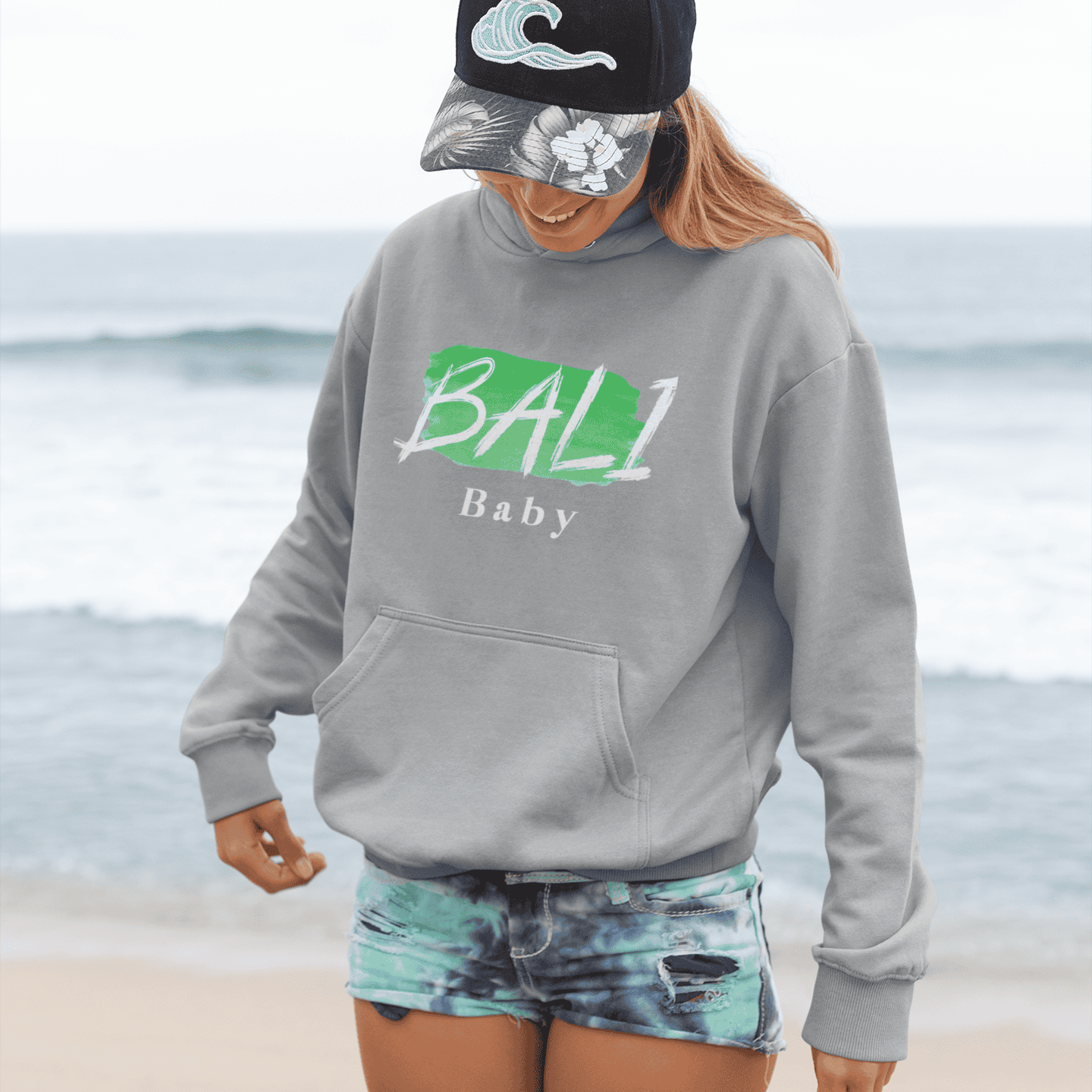 Damen Hoodies mit Travel-Print