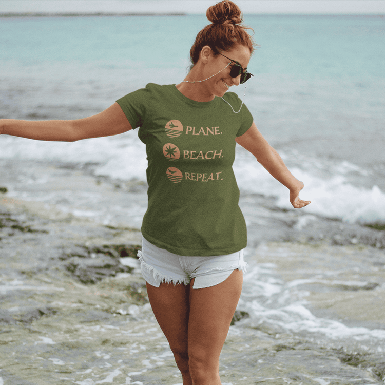 Damen T-Shirts mit Reise-Designs