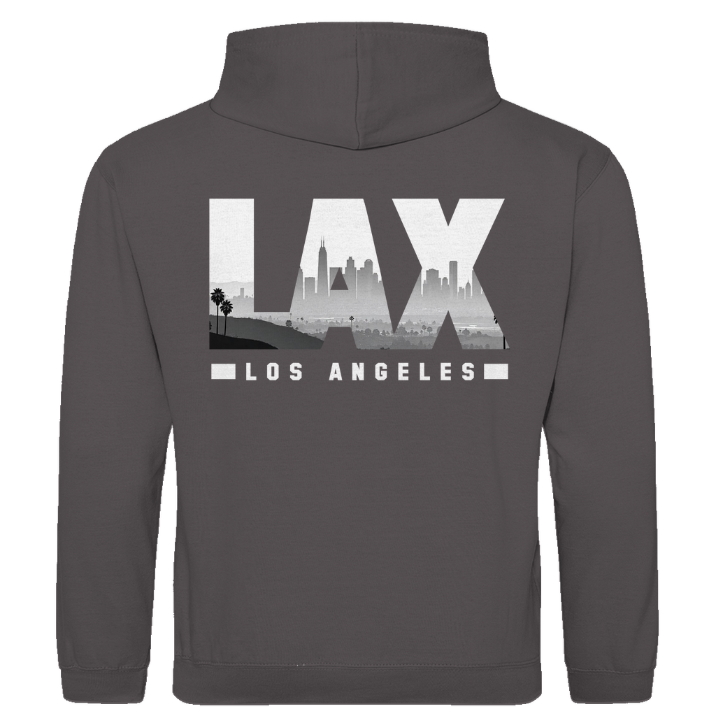 Sweatshirt für Herren – LAX Airport, zweiseitig