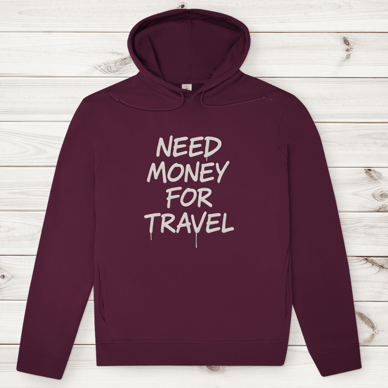 Herren Premium Hoodie, Need Money For Travel