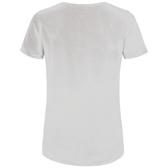 Weises T-Shirt ohne Design (Rückseite).