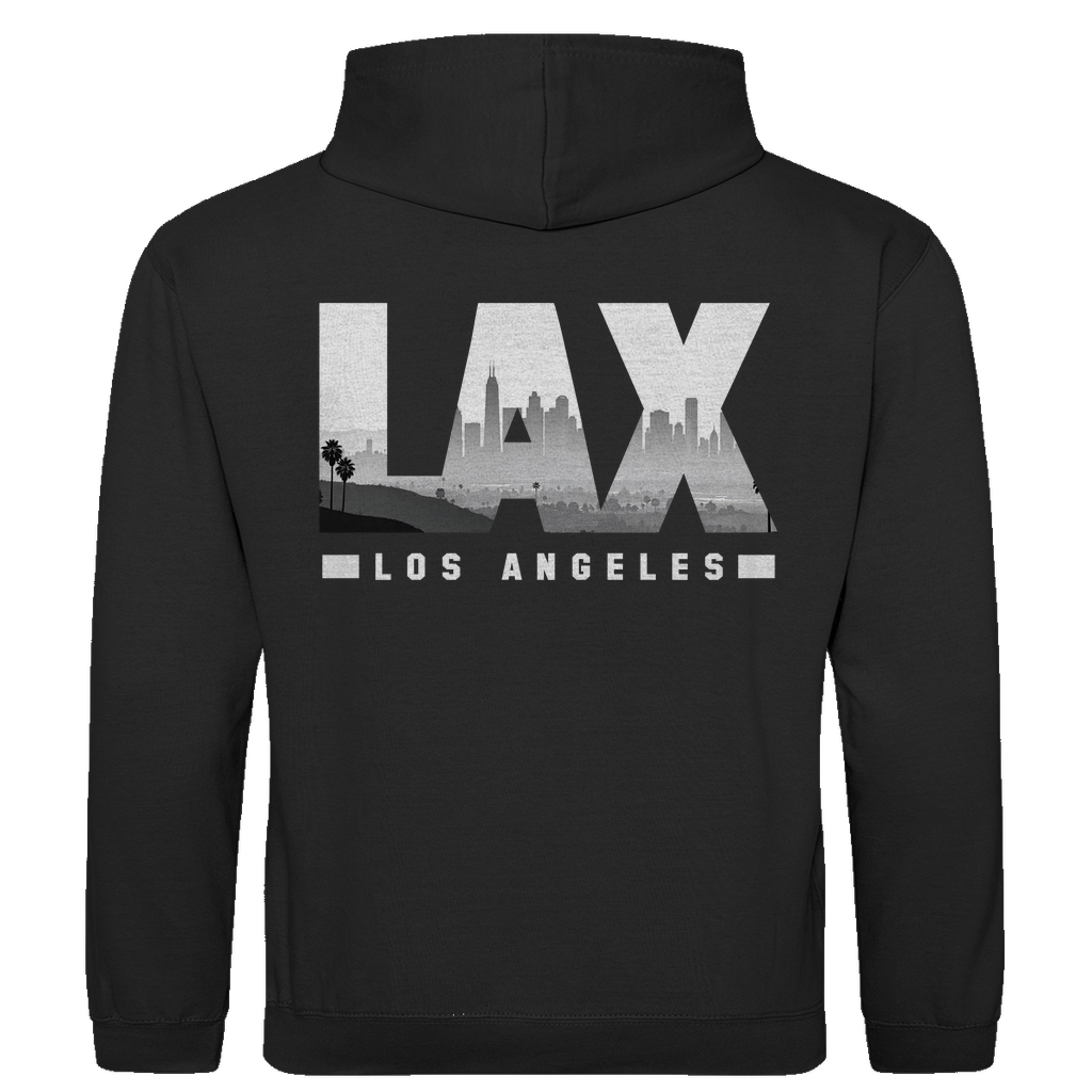 Sweatshirt für Herren – LAX Airport, zweiseitig
