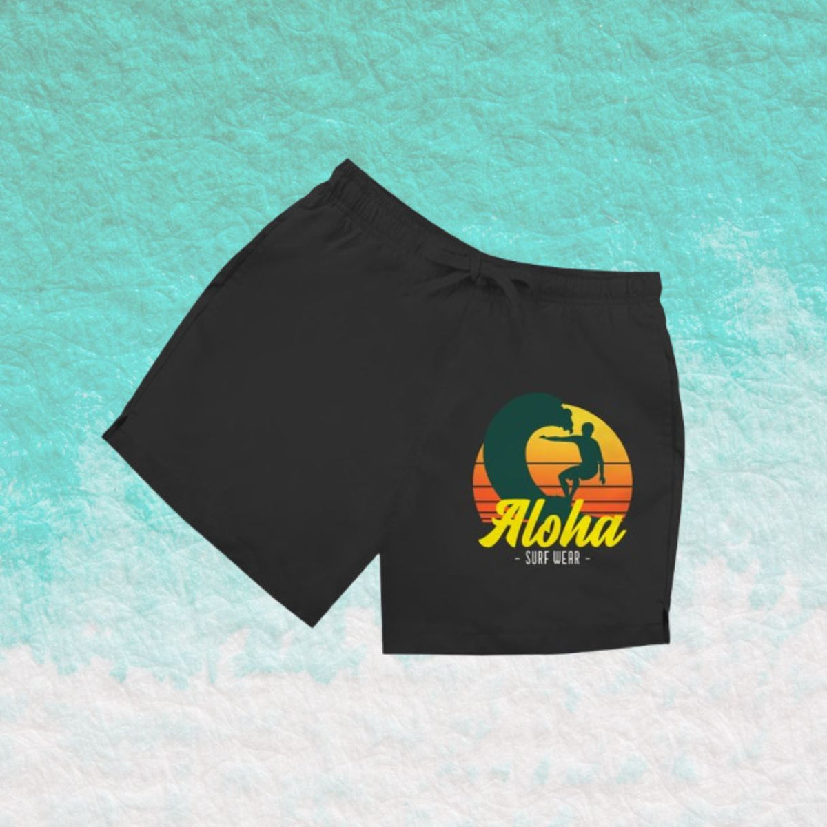 Badeshorts Herren – Aloha Waves