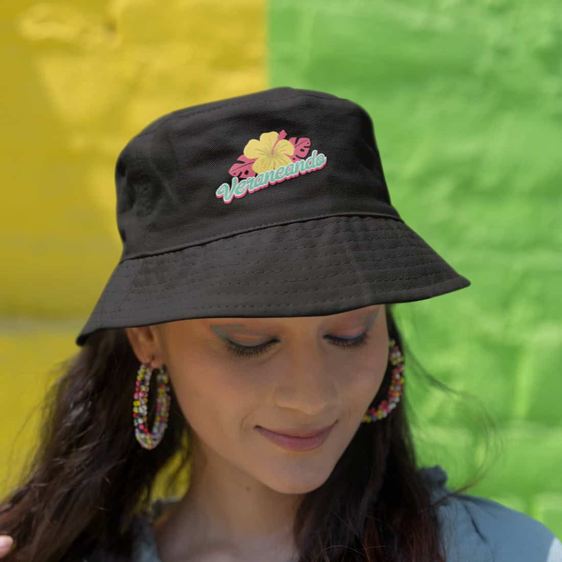 Veraneando Bucket Hat – Tropischer Fischerhut für Damen
