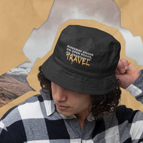 Anarchy of Travel Bucket Hat – Lässiger Fischerhut für Herren