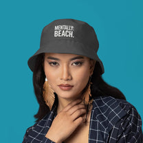Mentally Beach Bucket Hat – Fischerhut mit Print für den Strand