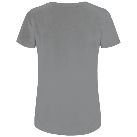 Hellgraues T-Shirt ohne Design (Rückseite).