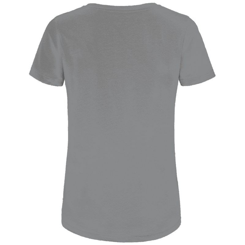 Hellgraues T-Shirt ohne Design (Rückseite).