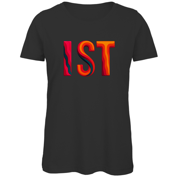 damen-tshirt_black_airport-code-ist