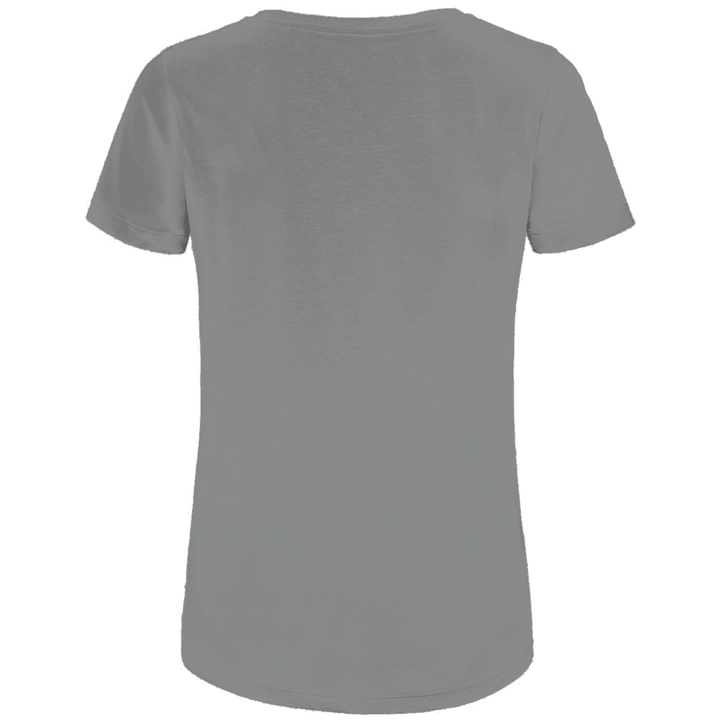 Hellgraues T-Shirt ohne Design (Rückseite).