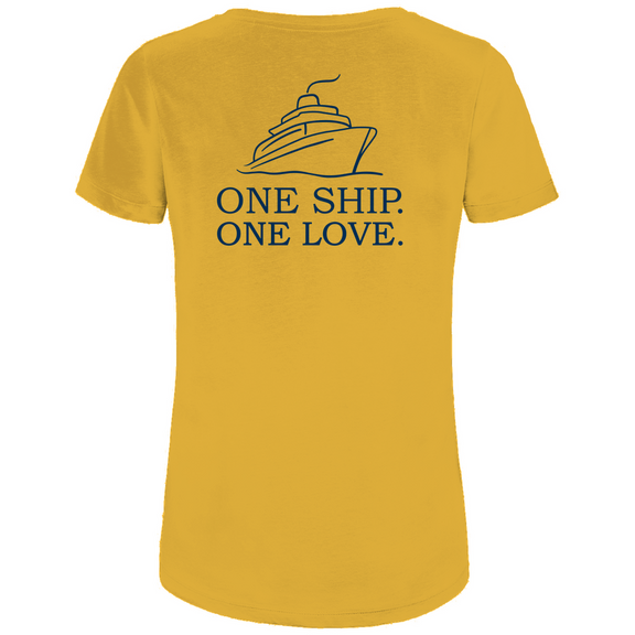 damen-tshirt_gold_one-ship-one-love-print_backside