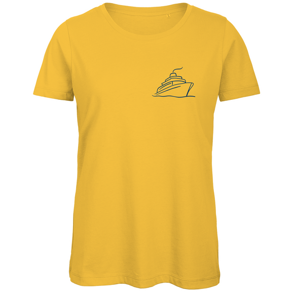damen-tshirt_gold_one-ship-one-love-print_frontside