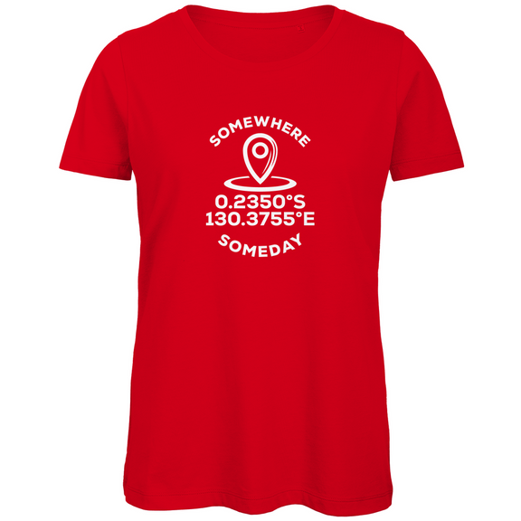 damen-tshirt_red_koordinaten-print_weiss