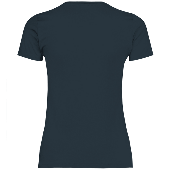 Dunkelgraues T-Shirt ohne Design (Rückseite).