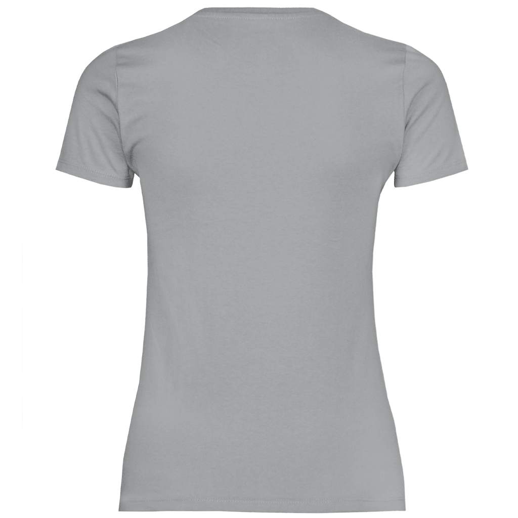 Hellgraues T-Shirt ohne Design (Rückseite).