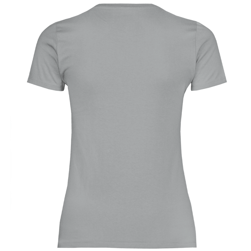 Hellgraues T-Shirt ohne Design (Rückseite).