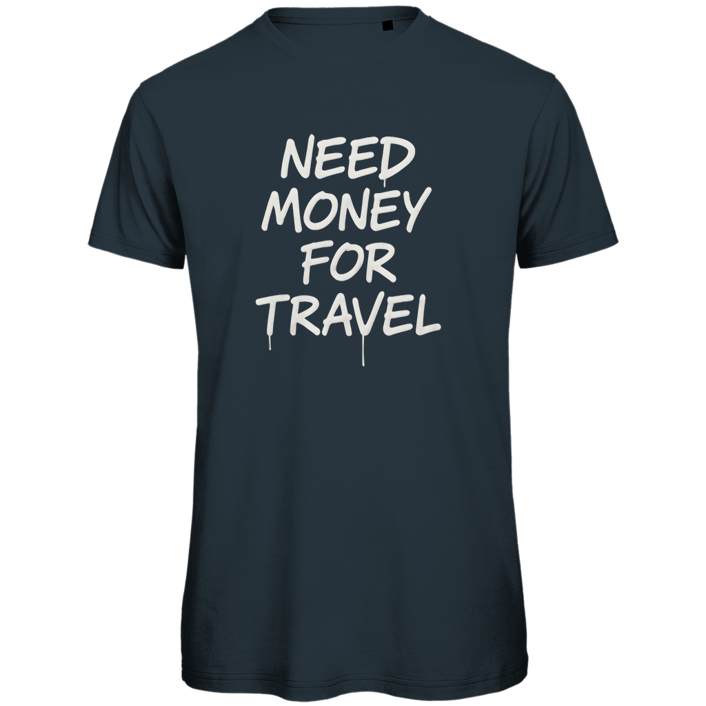 funshirt-herren_dark-grey-solid_need-money-for-travel