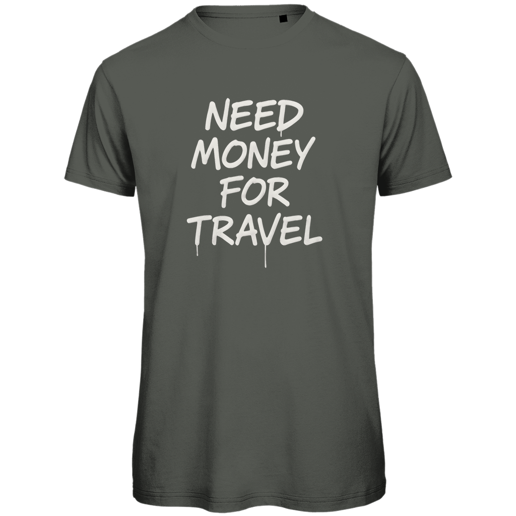 funshirt-herren_millennial-khaki_need-money-for-travel