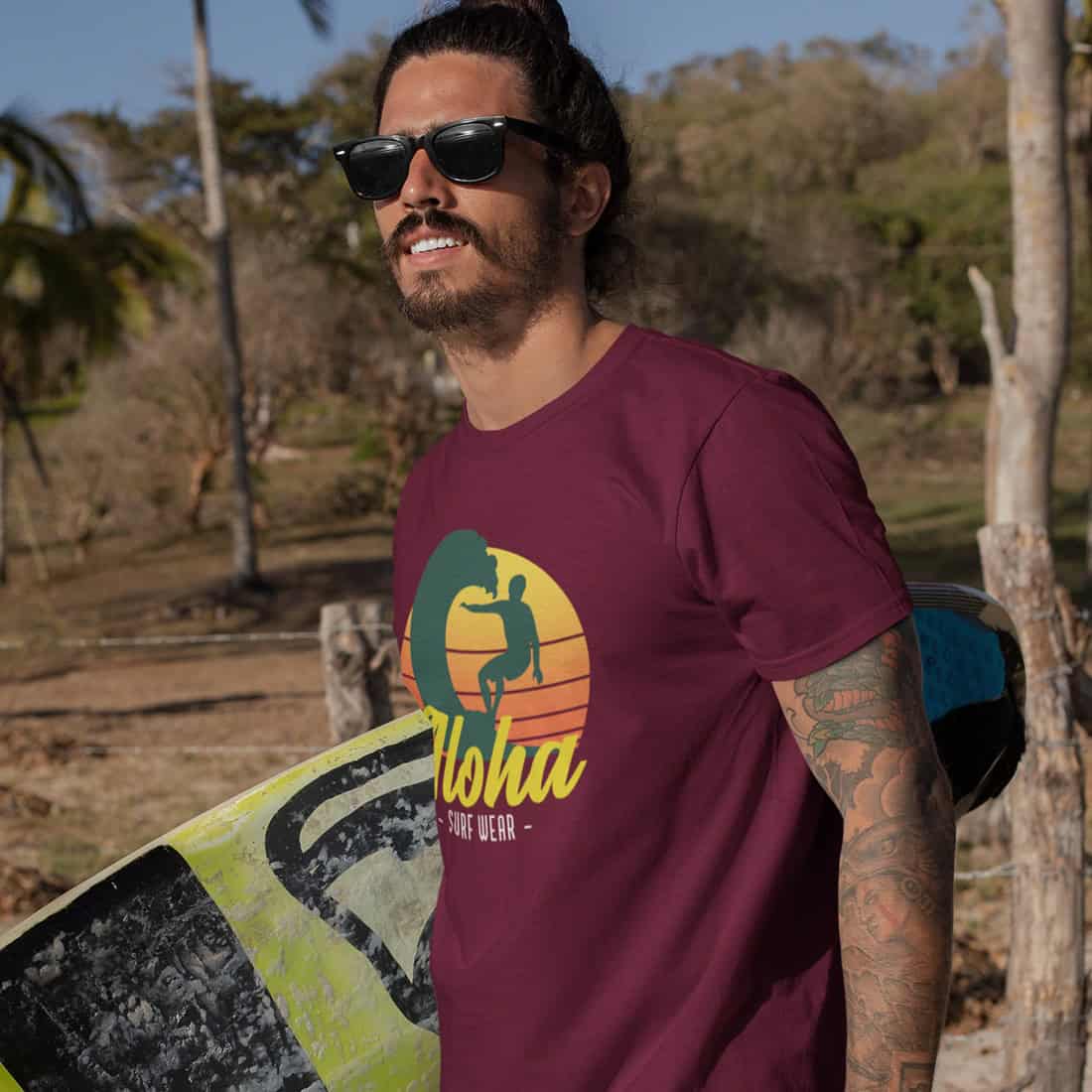 Herren T Shirt – Aloha Waves - Basic