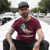 Herren T Shirt – West Coast Ride - Basic