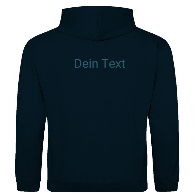 Hoodie für Herren, personalisierbar mit Foto und Text. Stoff-Farbe: New French Navy. Fernweh zum Anziehen? travelPrint4U.de