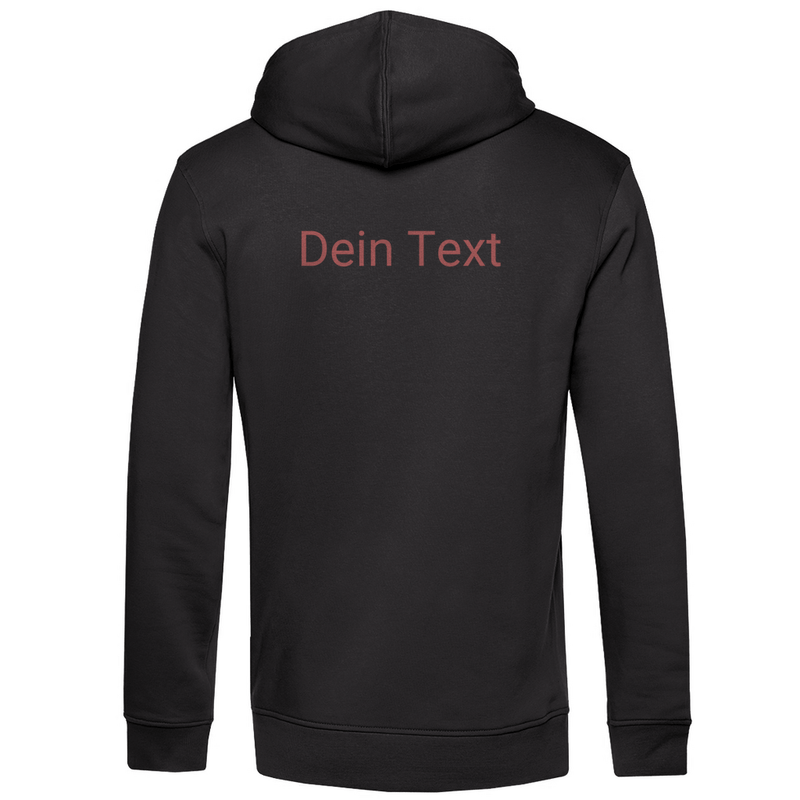 Kapuzenpulli für Herren, personalisierbar mit Foto und Text. Stoff-Farbe: Asphalt. Fernweh zum Anziehen? travelPrint4U.de