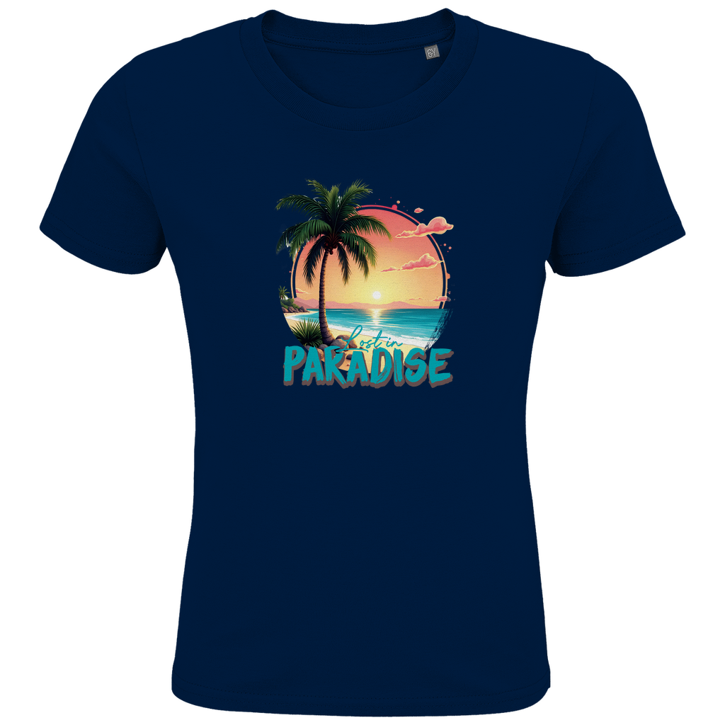kinder-t-shirts_french-navy_lost-in-paradise-print