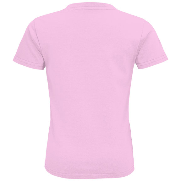 Hellrosa T-Shirt ohne Design (Rückseite).