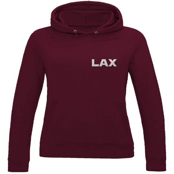 sweatshirt-damen_basic_lax-airport-code-los-angeles_burgundy_front