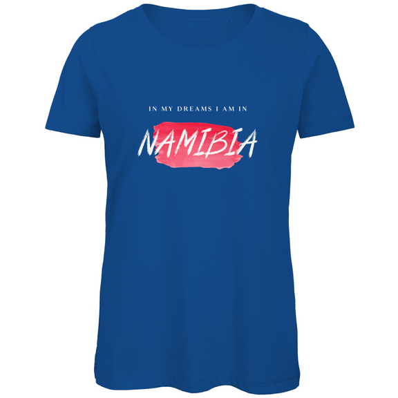 t-shirt-damen_in-my-dreams-namibia_royal-blue