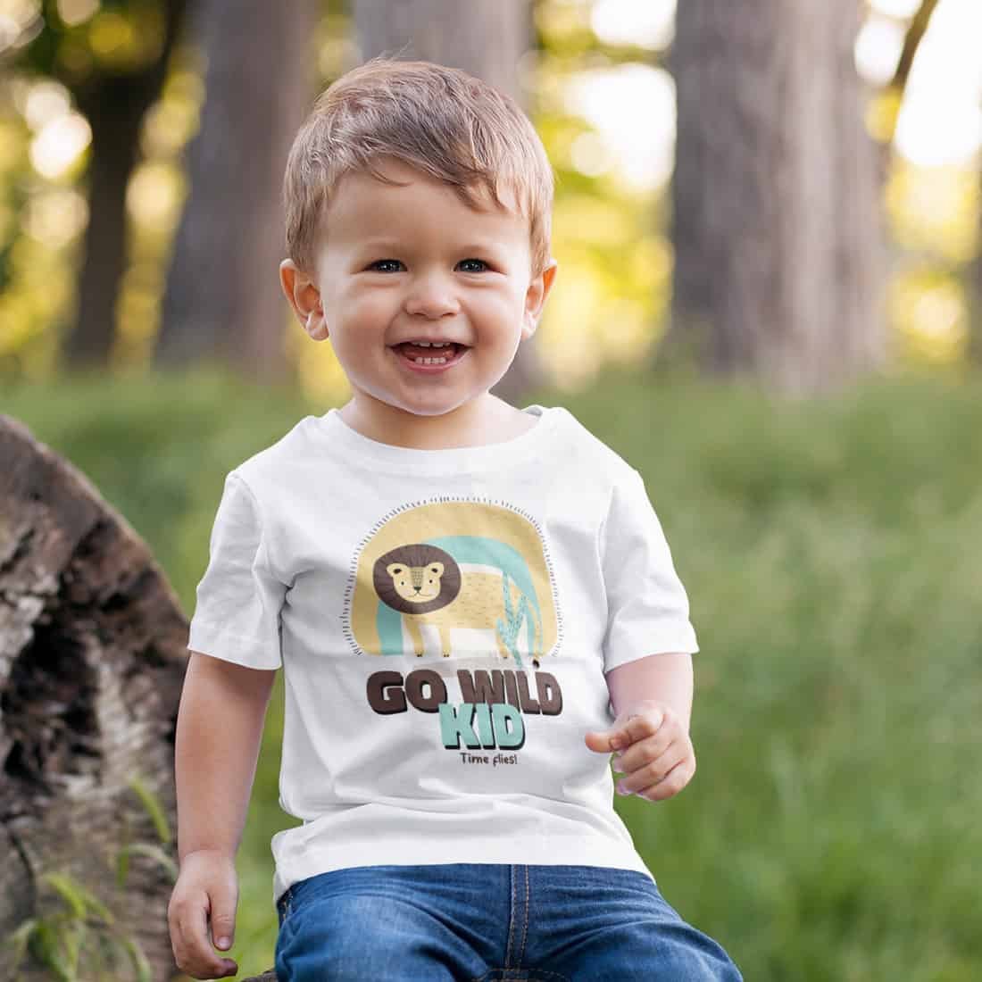 Kinder T-Shirt – Go Wild Kid - Premium