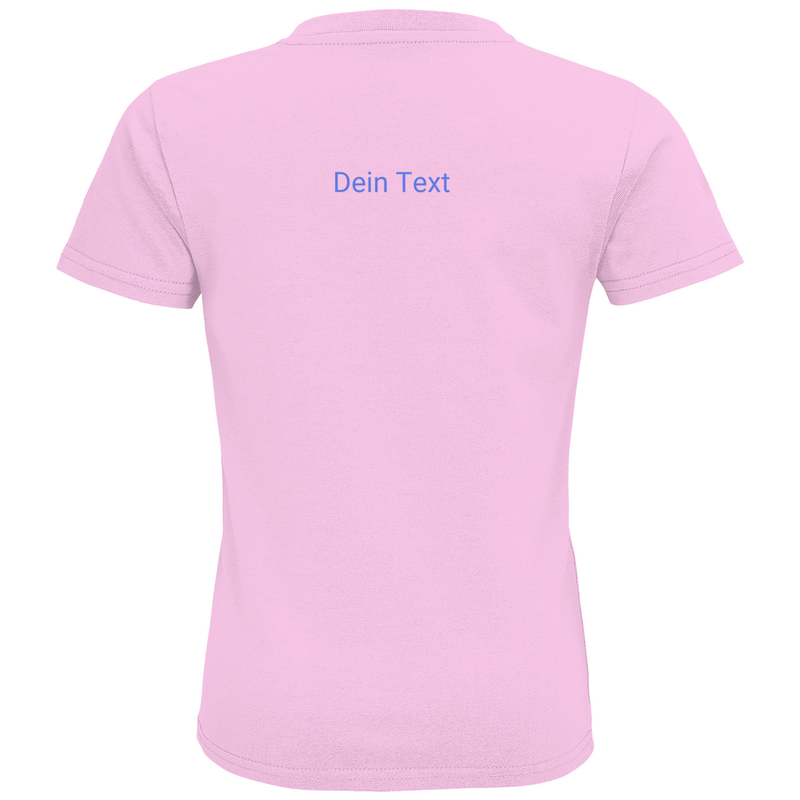 T-Shirts für Kinder, personalisierbar mit Foto und kurzem Text. Stoff-Farbe: Pale Pink. Fernweh zum Anziehen? travelPrint4U.de