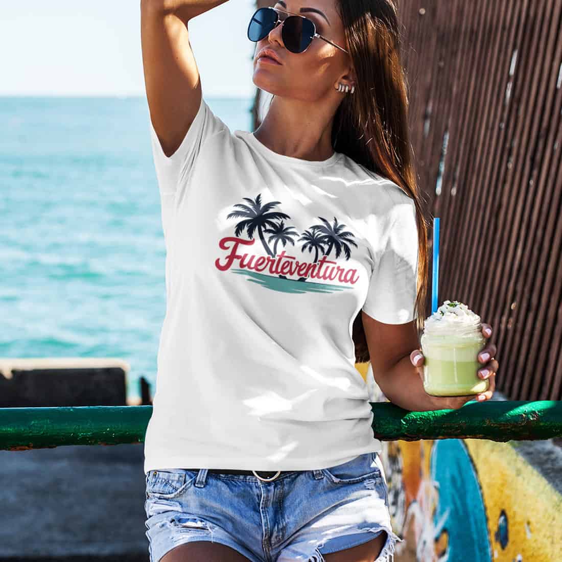 Damen T-Shirt - Fuerteventura - Premium