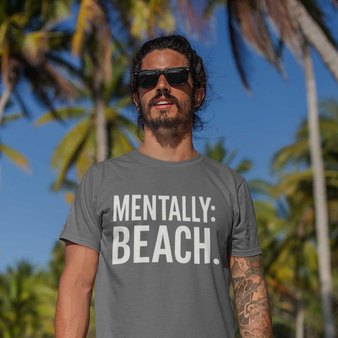 Herren T-Shirt - Mentally Beach - Premium