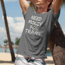 Herren T-Shirt - Money For Travel - Premium