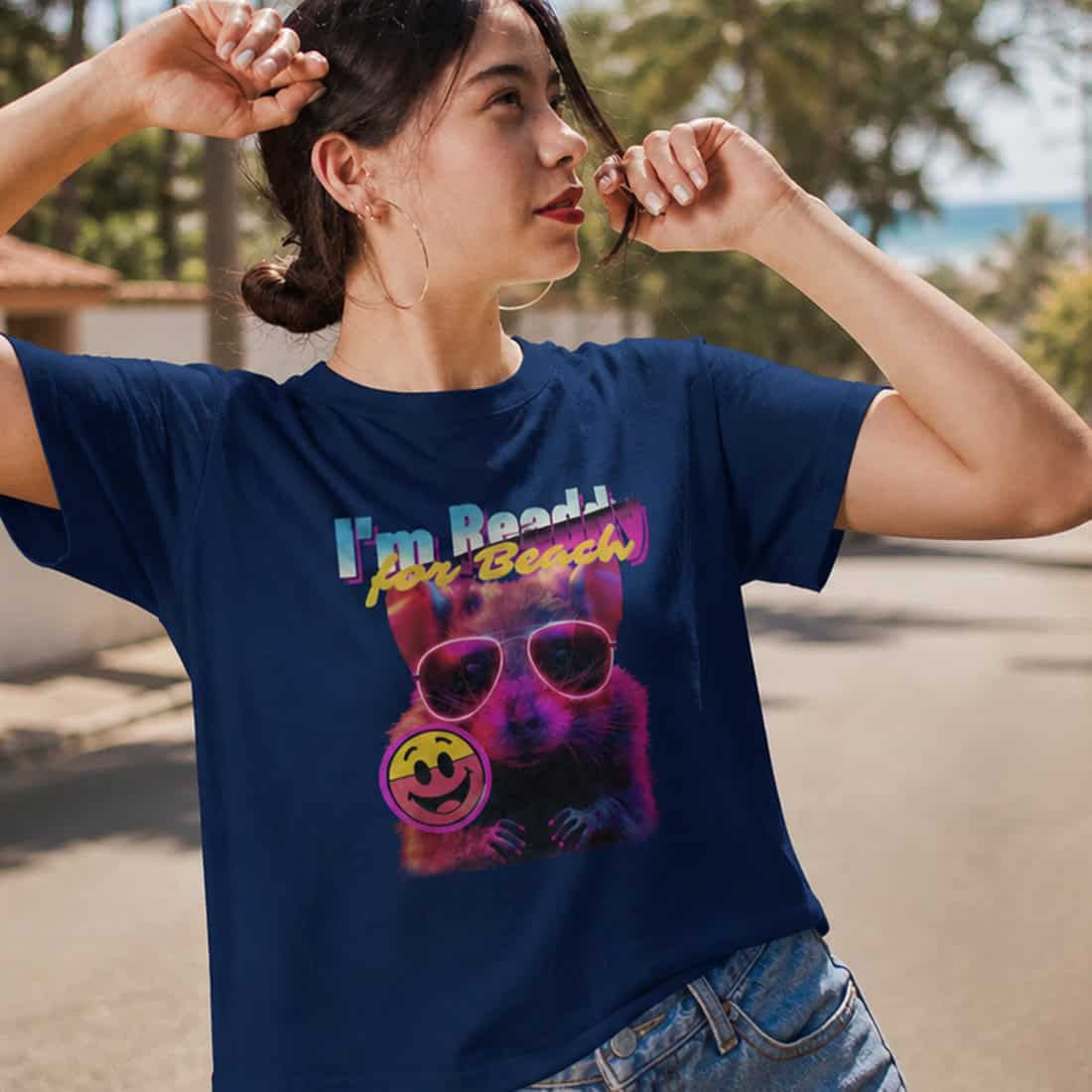 Damen T-Shirt -  Beach Readdy - Premium
