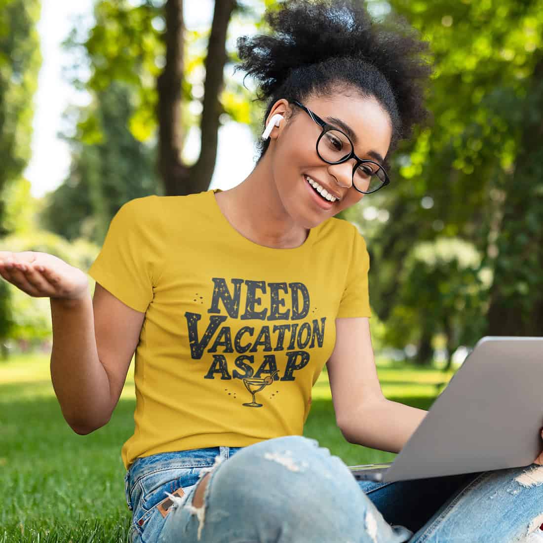 Damen T-Shirt - Need Vacation ASAP - Premium