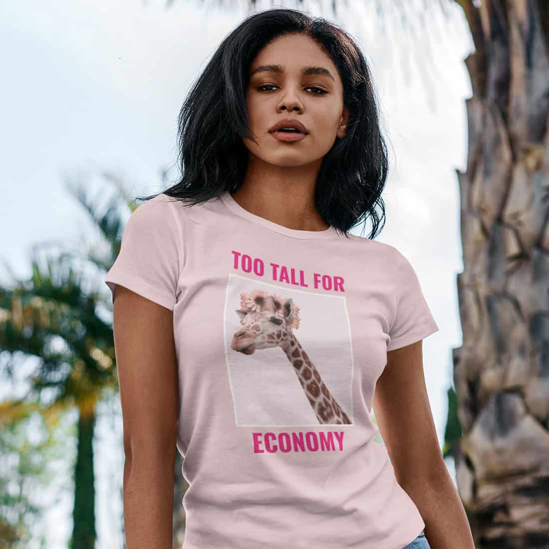 Damen T-Shirt - Too Tall For Economy - Basic
